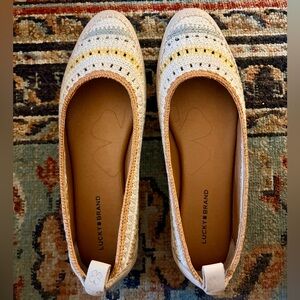 NIB Lucky Brand 🍀 Wylly Almond Toe Ballet Flats Sz 10